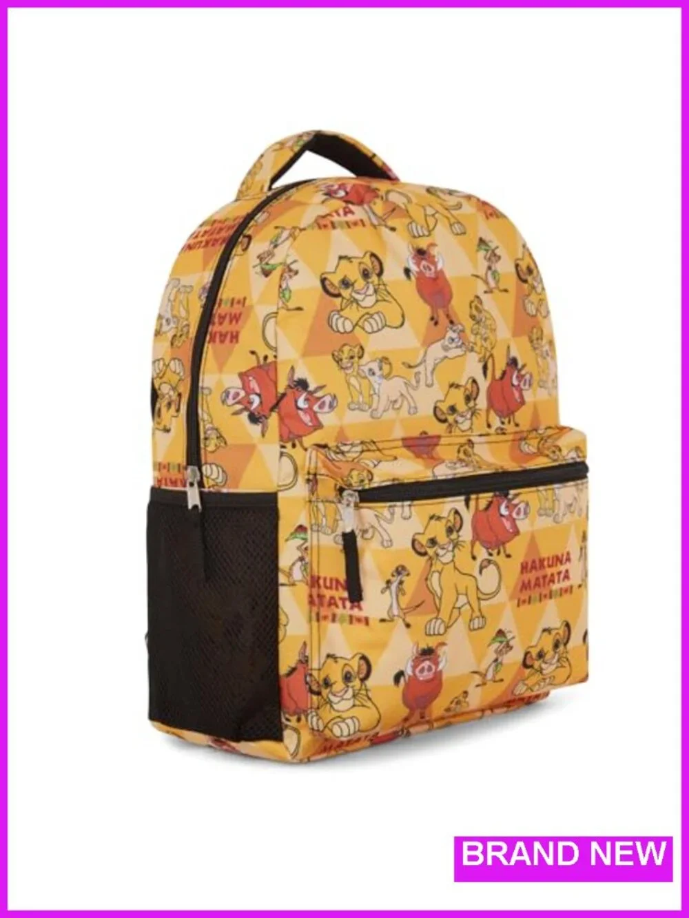 Disney Lion King Kids Backpack - School Bag with Simba Print